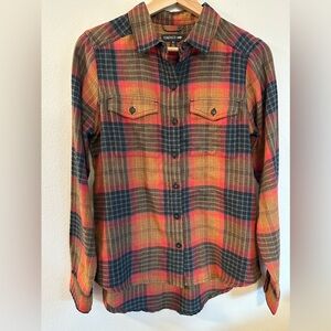 Toad&Co Multicolor Plaid Button Down‎ Shirt